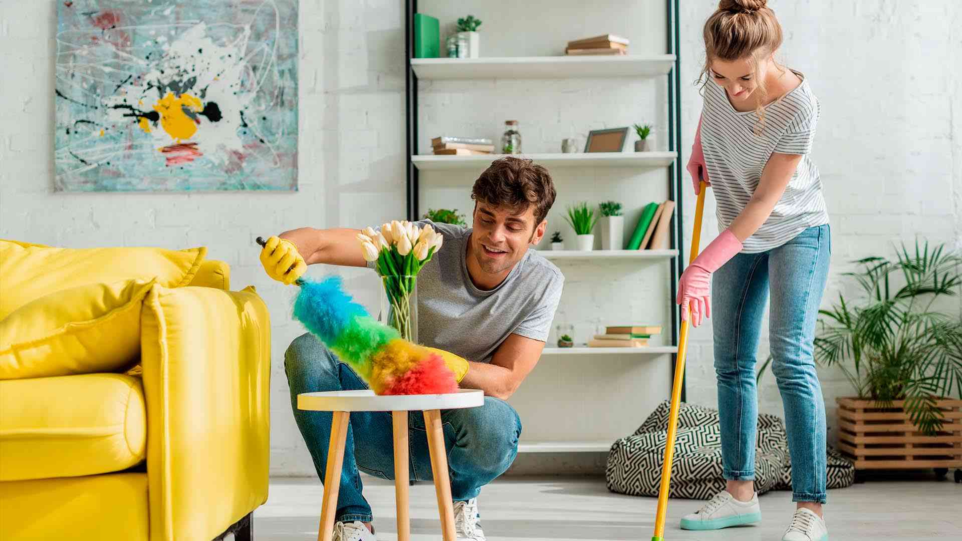 Decoración funcional: Facilita la limpieza en tu departamento