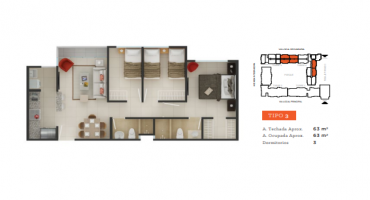 S/N Avenida Tallanes, Piura, Piura, 3 Habitaciones Habitaciones, ,2 BathroomsBathrooms,Departamento,Venta,Garden360,Avenida Tallanes,1150