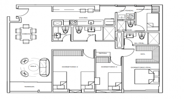 Halcones, San Isidro, Lima, Perú, 3 Habitaciones Habitaciones, ,2 BathroomsBathrooms,Departamento,Venta,Uniqo,Halcones,8,1157